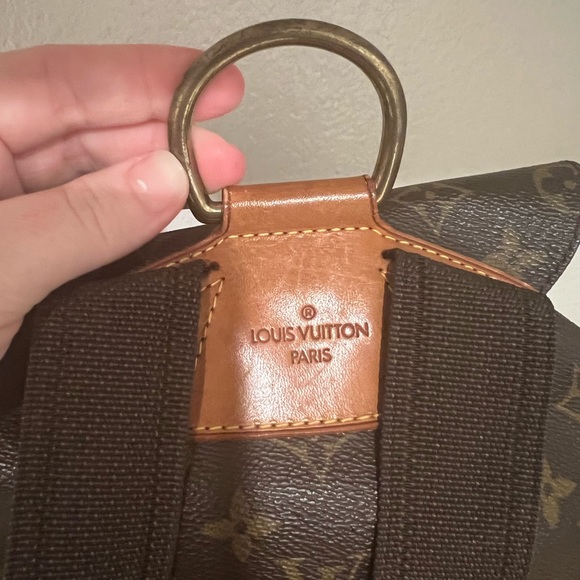 Authentic Louis Vuitton Brown Monogram Backpack - Picture 6 of 8